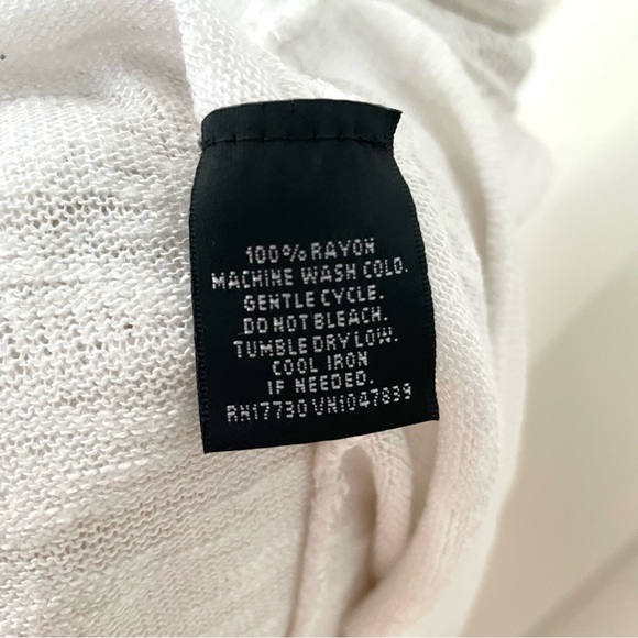 Mossimo- Open front white short sleeve cardigan- Women’s XS - Picture 7 of 8